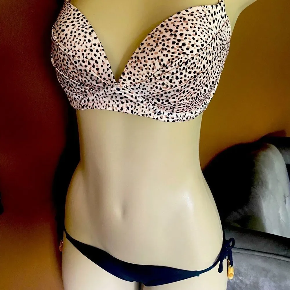 Victoria’s Secret push Up Bra SWIM Bikini  XS
